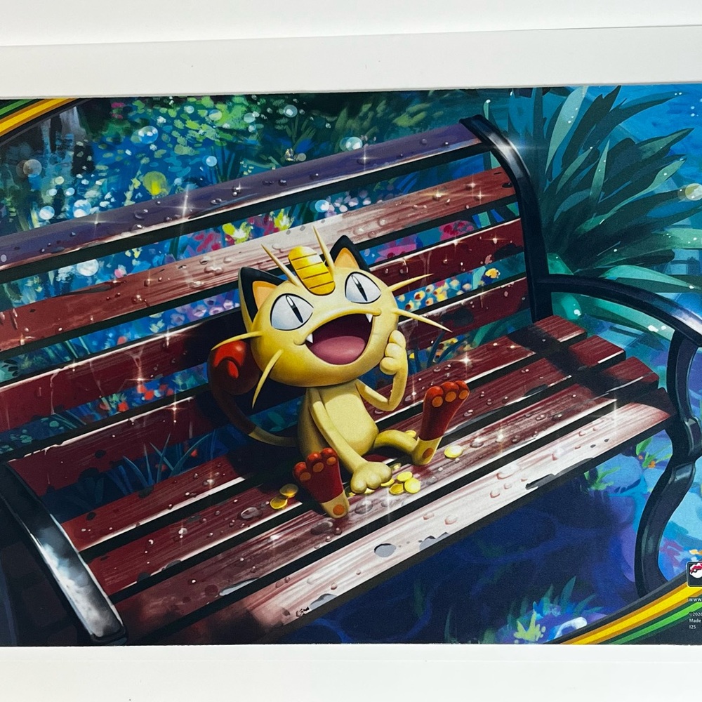 Pokemon Regional Championships Meowth Playmat, Desk Pad, Mouse Pad